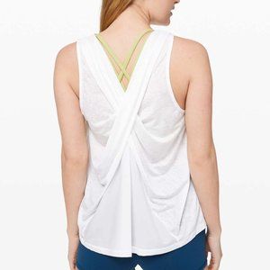 EUC Lululemon Soul Stride Tank White 4